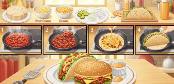 ギャル曽根 ビッグマック風タコス レシピ